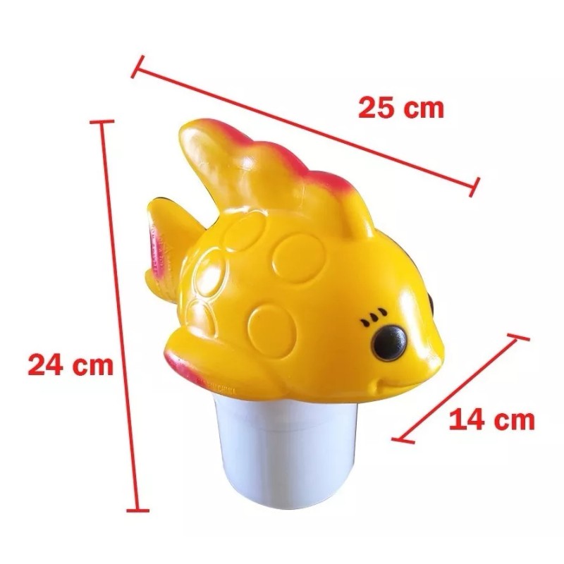 SUR Flotador Alberca Dispensador Pastilla Cloro +2 Pastillas