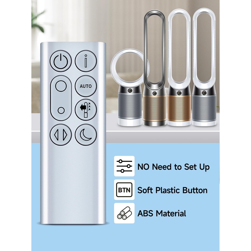 PZL New Replacement Remote for Dyson TP04 DP04 TP06 TP07