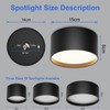 Klighten LED 24 W surface-mounted spotlight, round ceiling spotlights, surface-mounted