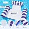Adult Inflatable Water Hammock Pool Float – 4-in-1 PVC Lounge