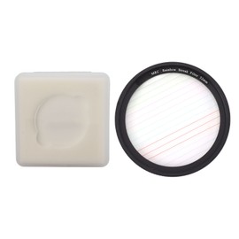 Colorful Streak Star Filter Micro SLR Camera Dot to Line Filters Special Effects Camera Filters for Night Scenes 52mm