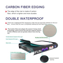 HIJOFUN Premium Air Inflatable Track 16ftx3.3ftx4in Gymnastics Tumbling Mat Inflatable Tumble Track with Electric Air Pump for Home Kids,Gym,Yoga,Training,Indoor,Outdoor,Beach,Park Purple