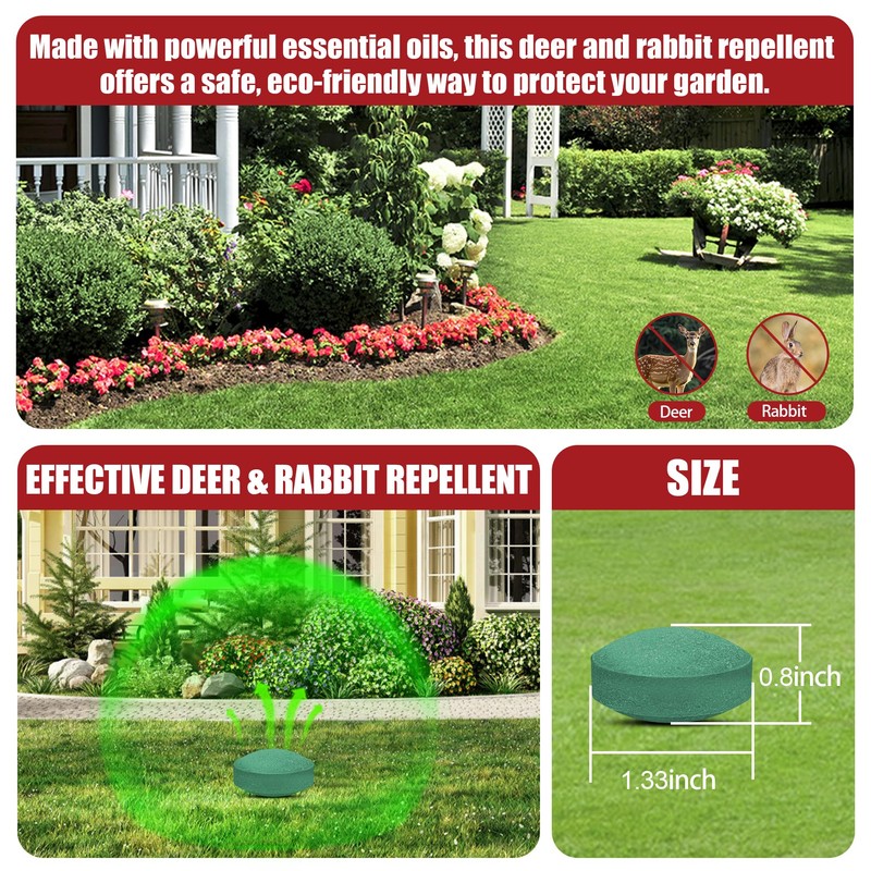 Deer Repellent Ball 12 Pcs: Effective Deer Deterrent for Garden,