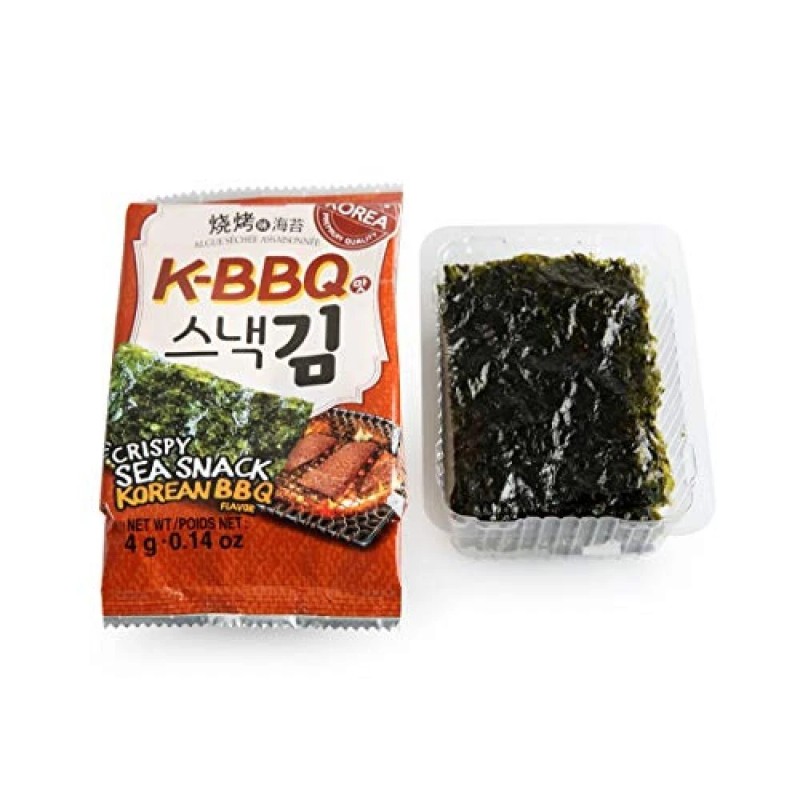 Wang Roasted Seaweed Snack, Wang Korea K-bbq Flavored, Keto-friendly, Pack