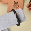 Dad Birthday Gifts from Daughter Son Mens Beaded Bracelet for