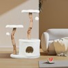 NATURAL EXPRESSIONS Modern Cat Tree and Tower for Indoor, Luxury