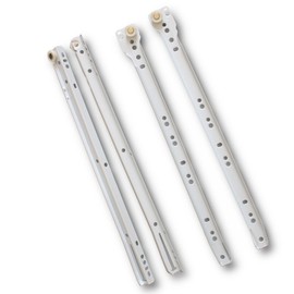 Euro Tische 1 x Pair of Rails for Drawers – Versatile Steel Drawers – Drawer Rail System – Drawer Runners – Partial Extension, Various Sizes (30 cm)