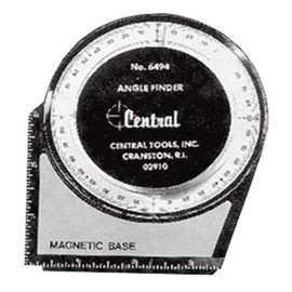 Central Tools 6494 Angle Finder with Magnetic Base