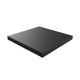 RV Leveling Jack Flex Pads 12" Heavy-Duty Rubber Jack Pads, Non-Slip & Shock-Absorbing Stabilizer Mats for Camper, Trailer Jacks & Stands, Prevent Sinking & Sliding on Uneven Surfaces (12" (1-Pack))