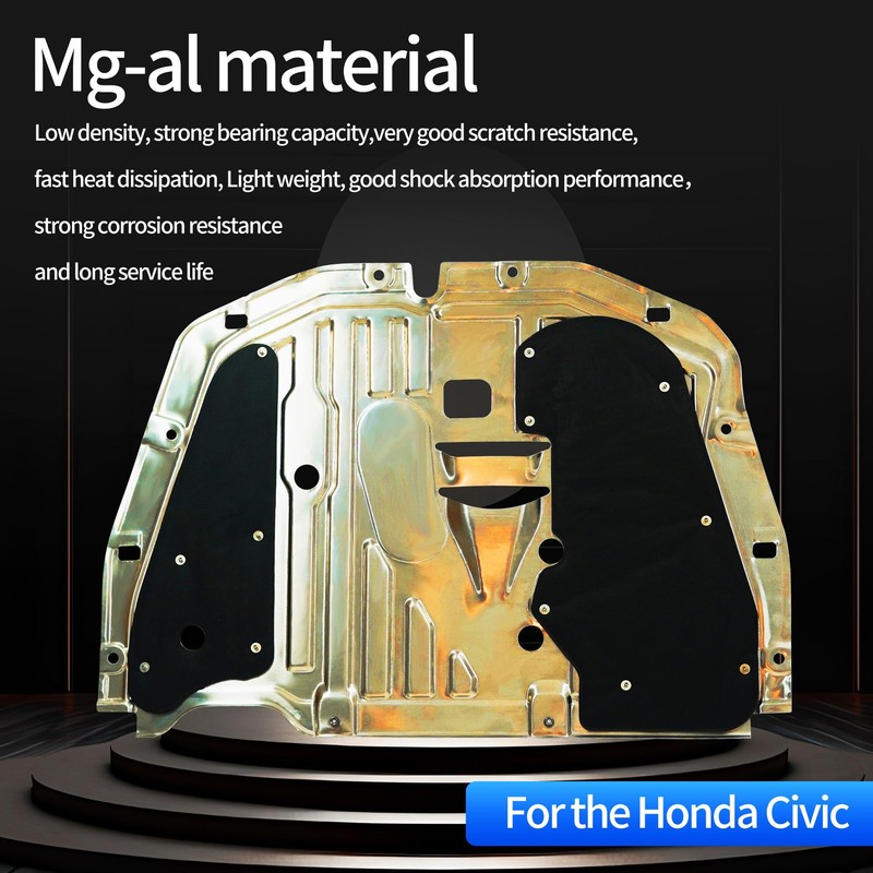 74110-TBA-A00 90674-TY2-A01 Al-mg Alloy Engine Splash Guard Under Car Shield