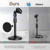 Height&Angels - Soporte ajustable para micrófono de computadora para diámetro