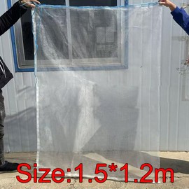 Extra Large Mesh Bag 100 Gallon 60''x48'' Multipurpose Drawstring Storage Container Sack Net Bags For Collecting Recycling Water Bottles Empty Cans Laundry Basketball Soccer Team Balls