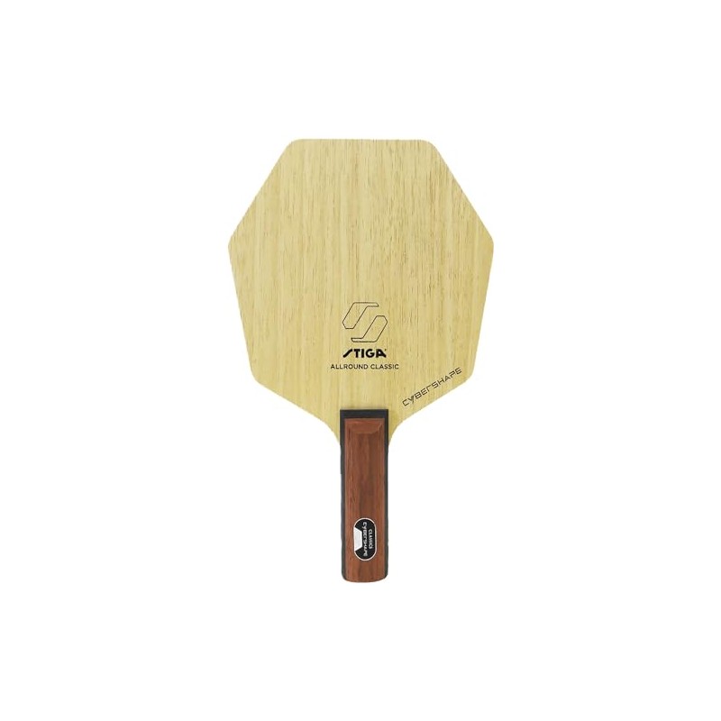 STIGA 1602130137 Table Tennis Racket, Cyber Shape, All-Round Classic Shake
