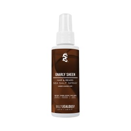 Billy Jealousy Sea Salt Spray, Texturizing and Volumizing Hair Spray for All Hair Types and Beard Lengths, Lavender and Oak Scent, Gnarly Sheen, 4 fl. oz.