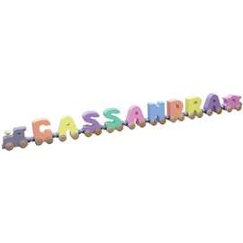9 Letter Pastel NameTrain - Made in USA
