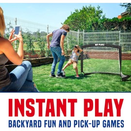 Soccer Net, Kids Pop-up Soccer Goals for Backyard Football Practice & Training, Portable 4 x 3ft