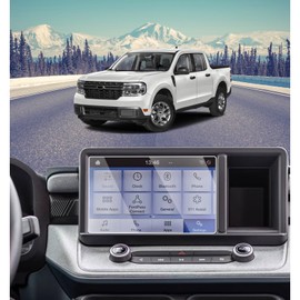 pzswuxie (2 Pack Screen Protector for 2022 2023 2024 Ford Maverick XL/XLT/Lariat Sync3 8 Inch HD Anti-Fingerprint 9H Hardness Tempered Glass Protective Film Car Radio Accessories