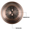 6’’ Outdoor Thermometer Hygrometer - Solid Brass Analog Temperature Gauge