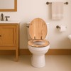 Toilet Seat, Oak Wood, Solid Wood, High Gloss Finish, PIKLiDS
