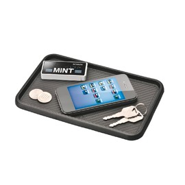 カーメイト 車用 ノンスリップマット すべり止めシート S トレータイプ カーボン調 ブラック DZ195