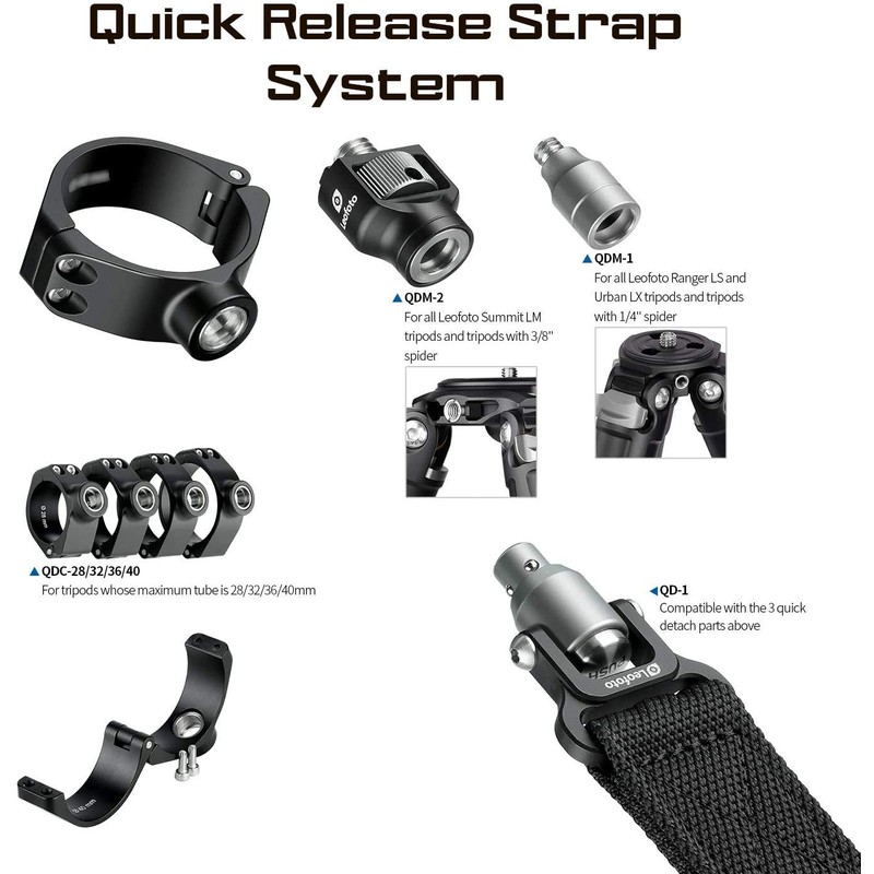 LEOFOTO QDC-22 QD Socket for Tripod Leg 22 mm