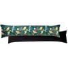 Wylder Nature Midnight Garden Bird Draught Excluder Cover, Teal