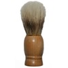 B2Q 9694 Wooden Shaving Brush with Gold Ring Approx. 10