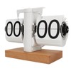 Ejoyous Digital Flip-Down Clock Retro Minimalist Flip Desk Clock Large