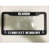 Alumni StarFleet Academy Star Trek Black License Plate Frame
