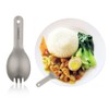 Lixada Spoon Sparking Spoon Cutlery Set Outdoor Cutlery Set Titanium