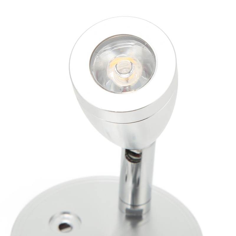 10V‑30V RV Reading Light LED Spotlight Bedside Lamp 3500K Warm