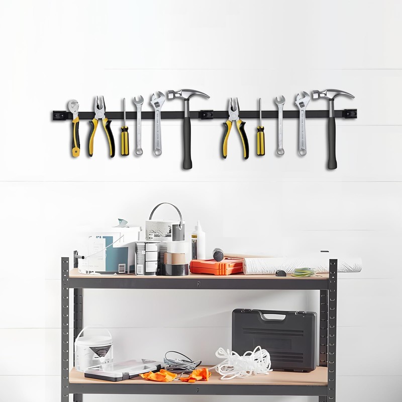 SDLDEER 12" Magnetic Tool Holder, 10 Packs Storage Strips Tool