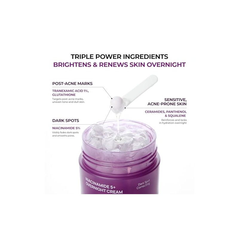 Jumiso Niacinamide 5+ Overnight Capsule Cream (50Ml/1.69 Fl Oz) –