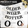Set of 3 Pre-Strung Older Wiser Hotter Banner,No DIY Glitter