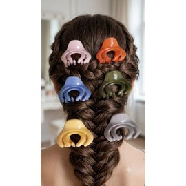 Set de 6 Pinzas de Cabello Multicolor