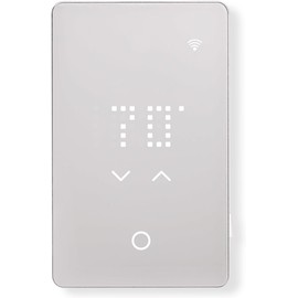 OJ Microline UWG5 LED Smart Heated Floor Thermostat - WiFi & Touchscreen - 120/240v - Programmable with Voice Control - Radiant Floor Heating Thermostat with GFCI & Flooring Sensor