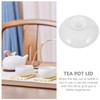 Zerodeko Ceramic Tea Cup Lid,Ceramic Tea Mug Lid Tea Kettle