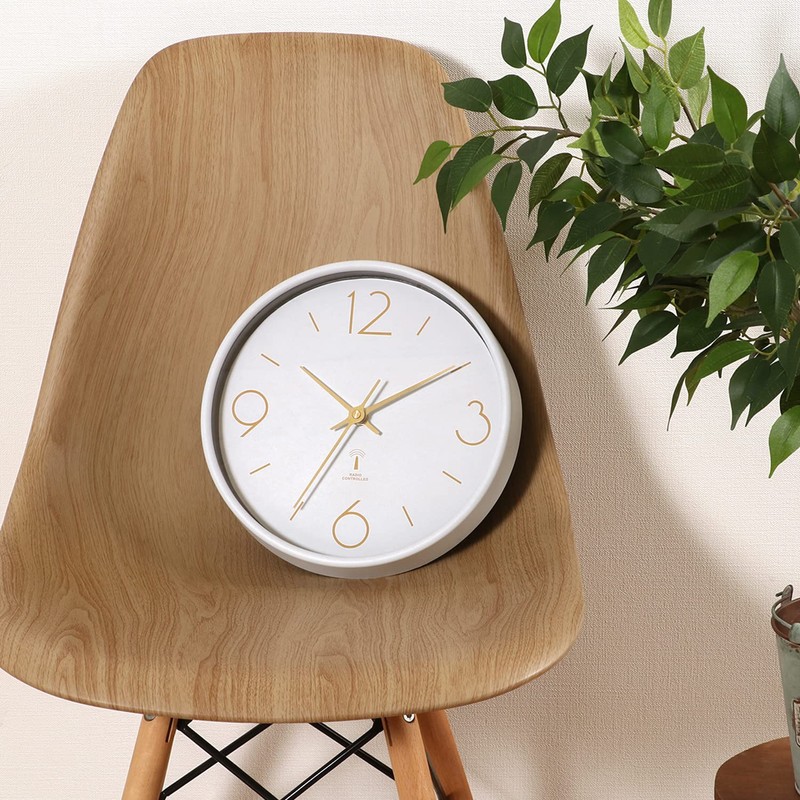 Fuji Boeki 28191 Wall Clock, Width 10.0 x Depth 1.8