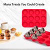 Redfly 3 Pack Silicone Muffin Pan & Cupcake Pans for