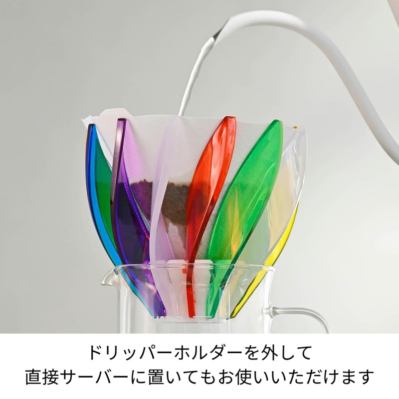 HARIO V60 VDSU-02-NJ Dripper SUIREN 02 Rainbow, For 1-4 Cups,