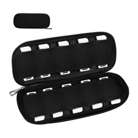 Ehuihuan USB Stick Storage Bag Organiser, Waterproof Hard Case USB Box, Mini Bag Organiser for USB Sticks, Small Bag Case for Electronic Accessories, black, Modernity