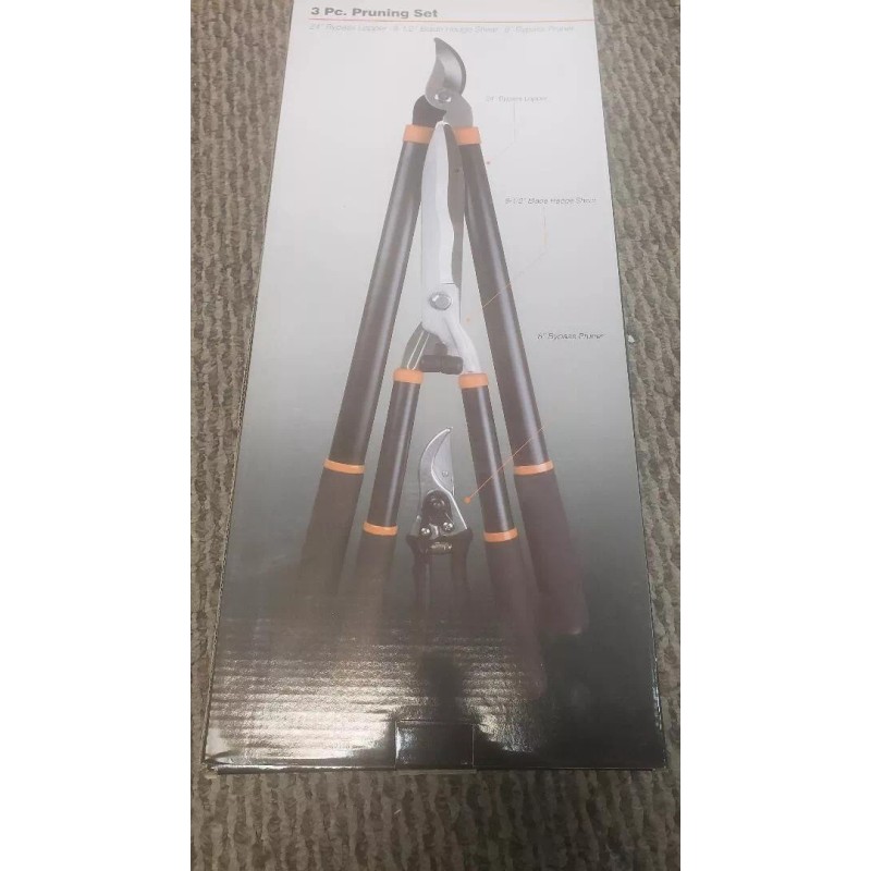 Torrlli Torelli 3-Piece Combo Yard/Garden Tree & Shrub Pruning Tool