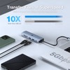 USB C HUB, USB 3.0 HUB, 6 in 1 USB