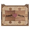 Puzzle Pieces Romantic Custom Music Box, Plays Any Song, Valentine's