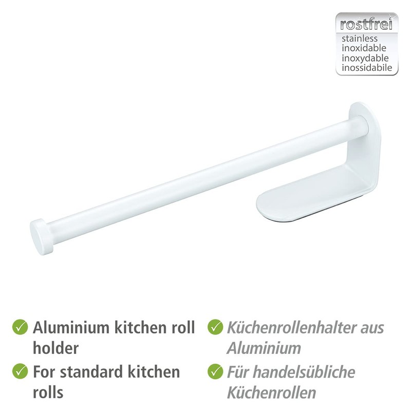 Nio Kitchen Roll Holder White