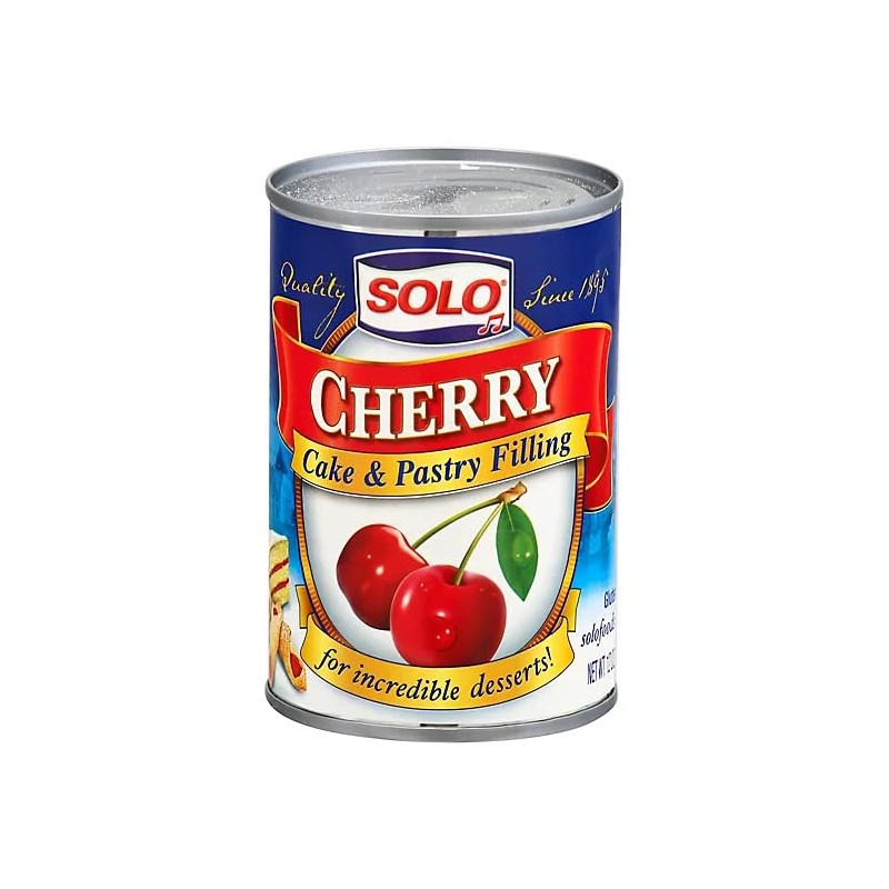 Solo Filling Cherry, 12 Ounce (Pack of 2)