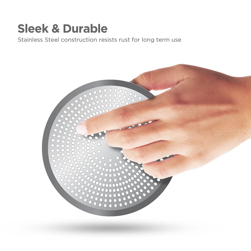 PlumBoss E1030 Shower Drain Hair Catcher Strainer Stall Drain Protector