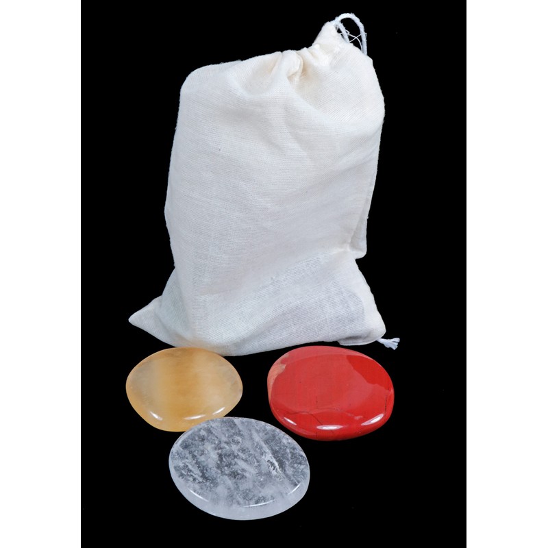 Chakra Stones Set | 100% Genuine Gemstones | 7 Disc