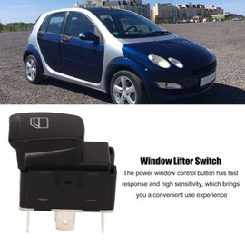 Window Regulator Switch, Window Regulator Side Glass Control Switch Knob Replacement for Smart 454 Forfour