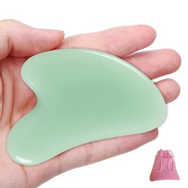 Taube Gua Sha Facial Tools Natural Premium Jade Stone Guasha Tool for Body Face Massage Scraping Board Trigger Point Massager Tool
